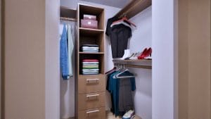 Secondary Bedroom Walk-in Closet