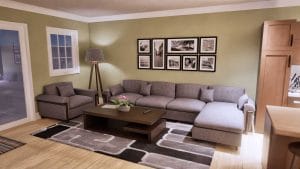 Main Open Area- Living Room