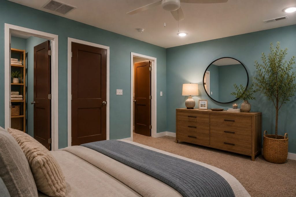 Master Bedroom View to Bathroom and Closet